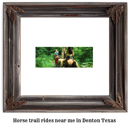 horse trail rides near me in Denton, Texas